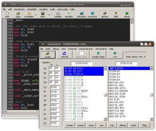 Emu8086 4.08 screenshot